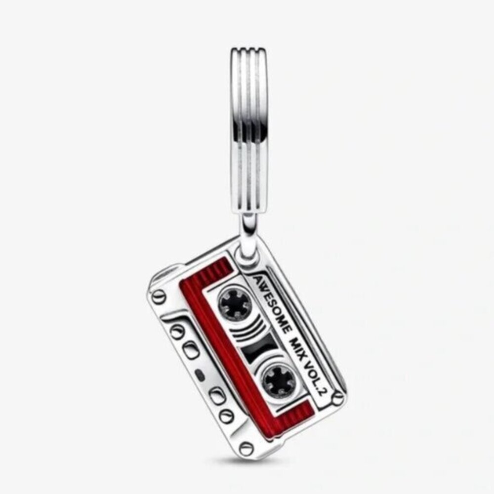 Pandora MARVEL Guardians of the Galaxy Cassette Tape Dangle Charm